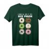 Lustiges Gym T-Shirt mit Donut Six Pack Meme - Trendiges Geschenk für Damen, Freunde & Familie