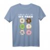 Lustiges Gym T-Shirt mit Donut Six Pack Meme - Trendiges Geschenk für Damen, Freunde & Familie