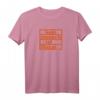 Kein Mensch ist illegal! T-Shirt mit orangem Druck gegen Rassismus, Fremdenfeindlichkeit und rechte Hetze