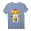 Kawaii Corgi Bubble Tea T-Shirt mit Regenbogen Pride Design – Für LGBTQ+ Stolz, Anlässe & Fanartikel