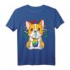 Kawaii Corgi Bubble Tea T-Shirt mit Regenbogen Pride Design – Für LGBTQ+ Stolz, Anlässe & Fanartikel