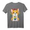 Kawaii Corgi Bubble Tea T-Shirt mit Regenbogen Pride Design – Für LGBTQ+ Stolz, Anlässe & Fanartikel