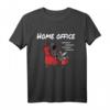 Sensenmann im Home Office Tod lustig Bürospaß T-Shirt – Schwarzer Humor für Arbeitstage & Bürohelden