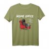 Sensenmann im Home Office Tod lustig Bürospaß T-Shirt – Schwarzer Humor für Arbeitstage & Bürohelden
