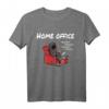Sensenmann im Home Office Tod lustig Bürospaß T-Shirt – Schwarzer Humor für Arbeitstage & Bürohelden