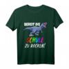 Kinder Schule Schulkind 2022 Einschulung Jungen Geschenk - Lustiges Dinosaurier T-Shirt für den Schulanfang