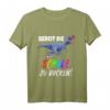 Kinder Schule Schulkind 2022 Einschulung Jungen Geschenk - Lustiges Dinosaurier T-Shirt für den Schulanfang