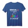 Kinder Schule Schulkind 2022 Einschulung Jungen Geschenk - Lustiges Dinosaurier T-Shirt für den Schulanfang