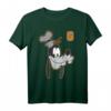 HapDuck Mickey & Goofy Varsity Letter Portrait Grafik T-Shirt - Offiziell lizenziertes Disney Merchandise