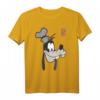 HapDuck Mickey & Goofy Varsity Letter Portrait Grafik T-Shirt - Offiziell lizenziertes Disney Merchandise