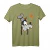 HapDuck Mickey & Goofy Varsity Letter Portrait Grafik T-Shirt - Offiziell lizenziertes Disney Merchandise