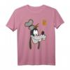 HapDuck Mickey & Goofy Varsity Letter Portrait Grafik T-Shirt - Offiziell lizenziertes Disney Merchandise