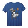 HapDuck Mickey & Goofy Varsity Letter Portrait Grafik T-Shirt - Offiziell lizenziertes Disney Merchandise