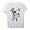 HapDuck Mickey & Goofy Varsity Letter Portrait Grafik T-Shirt - Offiziell lizenziertes Disney Merchandise