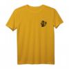 HapDuck T-Shirt mit Monstera Logo im minimalistischen Design - Schwarzes Shirt mit Signatur auf Rückseite