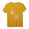 Lustiges Humor T-Shirt mit Hand Gruß - Witziges Geschenk für Freunde, Familie, Weihnachten & Abschlussfeier