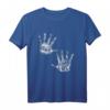 Lustiges Humor T-Shirt mit Hand Gruß - Witziges Geschenk für Freunde, Familie, Weihnachten & Abschlussfeier