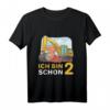 Kinder Bagger 2. Geburtstag T-Shirt für Jungen und Mädchen - Lustiges Geburtstagsoutfit für Zweijährige, ideales Geschenk für Sohn, Tochter, Neffen