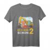 Kinder Bagger 2. Geburtstag T-Shirt für Jungen und Mädchen - Lustiges Geburtstagsoutfit für Zweijährige, ideales Geschenk für Sohn, Tochter, Neffen