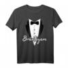 JGA T-Shirt Bräutigam mit Fake Anzug – Lustiges Outfit für Junggesellenabschied, Polterabend & letzte Party vor der Hochzeit