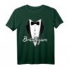 JGA T-Shirt Bräutigam mit Fake Anzug – Lustiges Outfit für Junggesellenabschied, Polterabend & letzte Party vor der Hochzeit