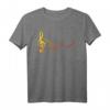 Notenschlüssel Noten Musiker Orchester Chorband T-Shirt – Perfektes Geschenk für Musikliebhaber, Familie & Freunde zu Weihnachten, Geburtstag & besonderen Anlässen