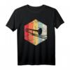 Retro Vintage Posaune T-Shirt – Cooles Musiker-Shirt für Band, Orchester & Jazzmusikern, Perfektes Geschenk für Posaunisten