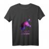 Damen & Herren Das Letzte Weinhorn Motiv Einhorn Wein Pferd Rotwein T-Shirt mit V-Ausschnitt – Perfekt für Wein- und Einhorn-Liebhaber zu Geburtstagen, Weihnachten & mehr
