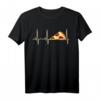 Lustiges Pizza T-Shirt mit Herzschlag – Perfektes Geschenk für Pizza-Liebhaber, Geburtstags- oder Mutter- und Vatertagsgeschenk