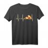 Lustiges Pizza T-Shirt mit Herzschlag – Perfektes Geschenk für Pizza-Liebhaber, Geburtstags- oder Mutter- und Vatertagsgeschenk