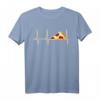 Lustiges Pizza T-Shirt mit Herzschlag – Perfektes Geschenk für Pizza-Liebhaber, Geburtstags- oder Mutter- und Vatertagsgeschenk