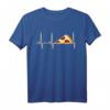 Lustiges Pizza T-Shirt mit Herzschlag – Perfektes Geschenk für Pizza-Liebhaber, Geburtstags- oder Mutter- und Vatertagsgeschenk