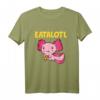 Eatalotl Love Pizza und Axolotls T-Shirt – Niedliches Axolotl-Design für Tierliebhaber, Mädchen & Jungen