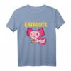 Eatalotl Love Pizza und Axolotls T-Shirt – Niedliches Axolotl-Design für Tierliebhaber, Mädchen & Jungen