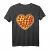 Pizza Heart Valentinstagsgeschenk für Männer & Frauen – Pepperoni Lover T-Shirt, perfekt für Foodies & Paare