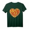Pizza Heart Valentinstagsgeschenk für Männer & Frauen – Pepperoni Lover T-Shirt, perfekt für Foodies & Paare