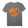Pizza Heart Valentinstagsgeschenk für Männer & Frauen – Pepperoni Lover T-Shirt, perfekt für Foodies & Paare