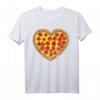 Pizza Heart Valentinstagsgeschenk für Männer & Frauen – Pepperoni Lover T-Shirt, perfekt für Foodies & Paare
