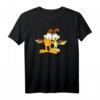 HapDuck Odie Pizza-Umarmung T-Shirt – Lustiges Katzen- und Pizza-Motiv für Zynische Geburtstagsfans