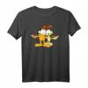 HapDuck Odie Pizza-Umarmung T-Shirt – Lustiges Katzen- und Pizza-Motiv für Zynische Geburtstagsfans