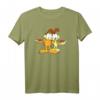 HapDuck Odie Pizza-Umarmung T-Shirt – Lustiges Katzen- und Pizza-Motiv für Zynische Geburtstagsfans