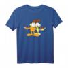 HapDuck Odie Pizza-Umarmung T-Shirt – Lustiges Katzen- und Pizza-Motiv für Zynische Geburtstagsfans