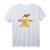 HapDuck Odie Pizza-Umarmung T-Shirt – Lustiges Katzen- und Pizza-Motiv für Zynische Geburtstagsfans