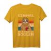 Einmal mit Profis Boule Spiel Petanque Crossboule T-Shirt – Stylisches Boule-Outfit mit Faultier-Design für Boule- und Boccia-Spieler