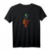 Damen Violinschlüssel, Notenschlüssel, floral - Musiknote T-Shirt für Musikliebhaber, Musiker & Festivalfans, Perfekt als Geschenk