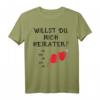 Heiratsantrag T-Shirt - Willst du mich heiraten? Lustiges Verlobungsgeschenk für den HapDuck