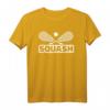 Squash T-Shirt mit gekreuzten Schlägern und Ball - Klassisch geschnitten, langlebig für Racquetball-Spieler