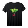 Lustiges Radieschen mit Sonnenbrille Gärtner T-Shirt - Klassisch geschnitten, doppelt genähter Saum