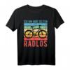 Ich Bin Selten Radlos - Lustiges Fahrrad T-Shirt für Radfahrer, Mountainbiker & Radsportler zum Geburtstag & Weihnachten