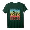 Ich Bin Selten Radlos - Lustiges Fahrrad T-Shirt für Radfahrer, Mountainbiker & Radsportler zum Geburtstag & Weihnachten